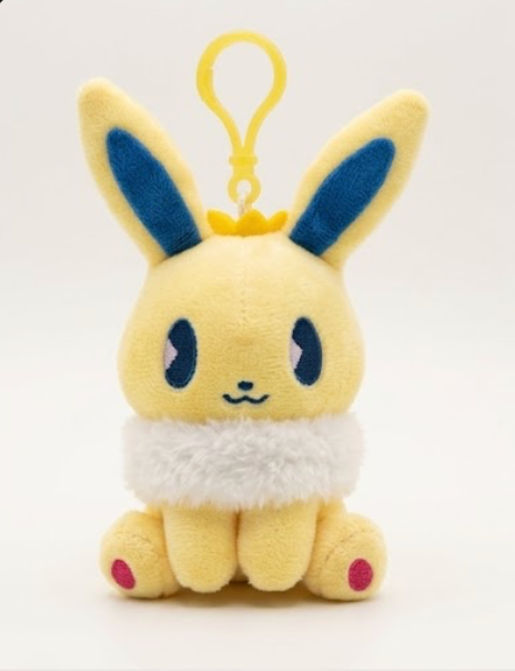 Jolteon Pokemon Cute 4’ Mini Backpack Plush Toy Key Chain