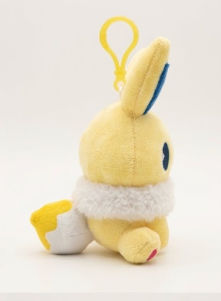 Jolteon Pokemon Cute 4’ Mini Backpack Plush Toy Key Chain