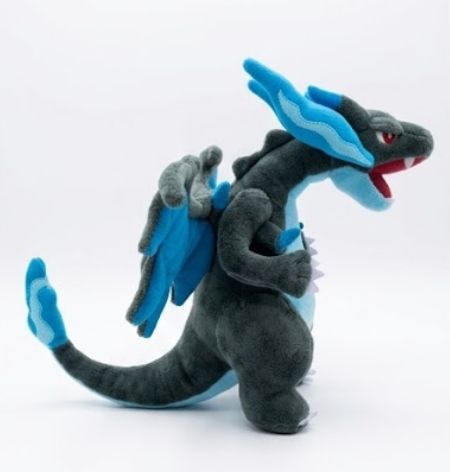 Mega Charizard X 12" Pokemon Plush Toy 12” Foldable Wings