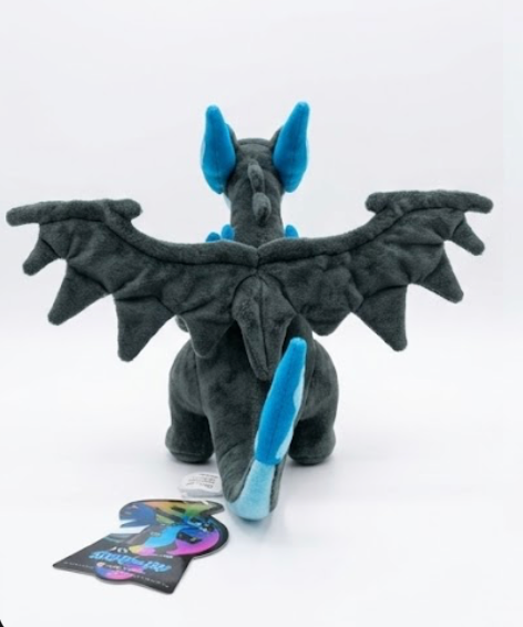 Mega Charizard X 12" Pokemon Plush Toy 12” Foldable Wings