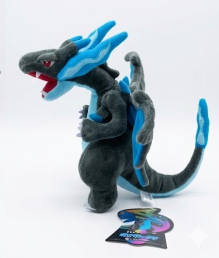 Mega Charizard X 12" Pokemon Plush Toy 12” Foldable Wings