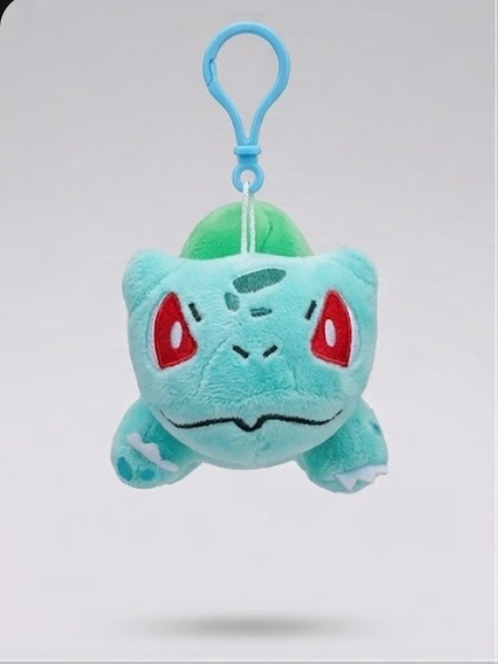 Pokemon Cute Small Bulbasaur 4’ Backpack Plush Key Chain