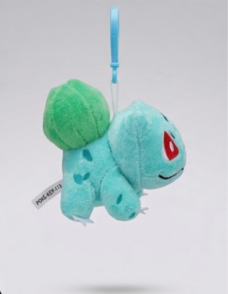 Pokemon Cute Small Bulbasaur 4’ Backpack Plush Key Chain